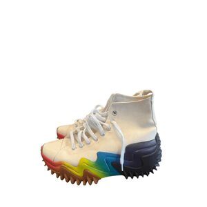 Converse Run Star Motion #Platform Pride UNISEX Women's 8.5 Men's 7 Rainbow Egre